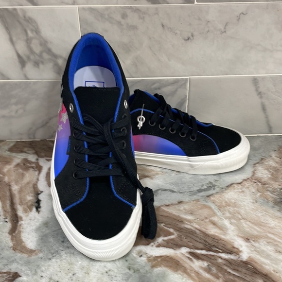 NWOT Vans Lampin 86 DX Anaheim Factory Moon Black Suede Stars Sneakers W 7.5 M 6 - Picture 6 of 10